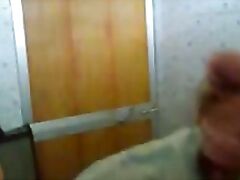 Mallu bhabhi Uttara caught taking shower recorded by her neighbor from toiler window!.