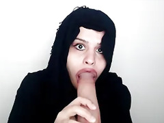 INDIAN Secretary Suck Big Cock and Swallows Cum