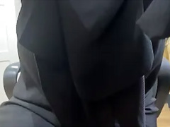 teen in stockings has a throbbing orgasm