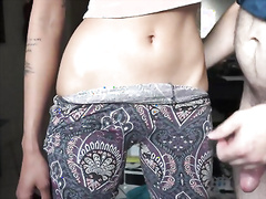 Intercrural Sex Pussyjob Camel Toe Slide and Reverse Thigh Gap Fucking dick Pulsations Viva Athena