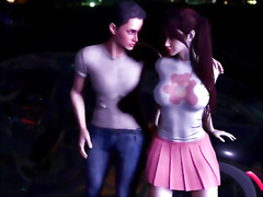 Innocent Beautiful Student Gets Fucked On The Car - Hentai 3d Uncensored V350