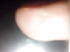 Granny rubbing her cunt with my dick juce after super oral