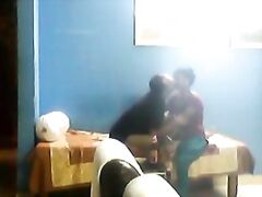 This bhabhi exposed by her dewar secretly record her shower video sitting in a wash basin cabinet