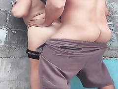 Against The Wall To My Brunette Neighbor